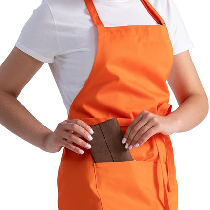 Chef Works Unisex Butcher Apron, Tangerine, One Size