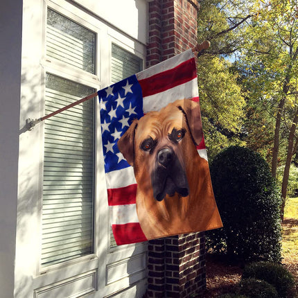 Caroline's Treasures CK6444CHF Boerboel Chien Drapeau Américain Taille Maison en Toile, Grande, multicolore