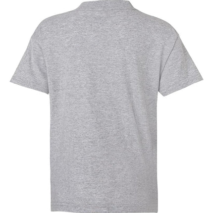 Hanes Boys' Essentials Short Sleeve T-Shirt Value Pack (3-Pack), Light Steel, S