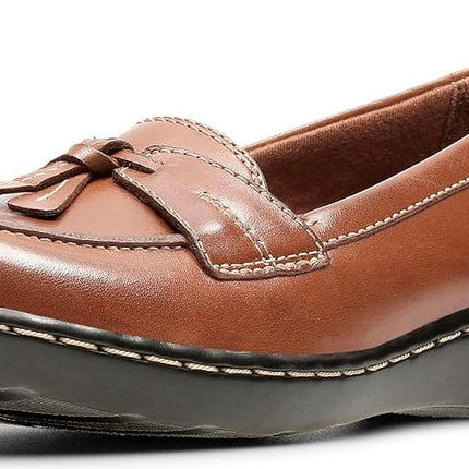 Clarks Women's Ashland Bubble Slip-On Loafer, Brow