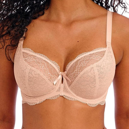 Freya Women's Fancies Underwire Plunge Bra, Opaque, Natural Beige, 32D