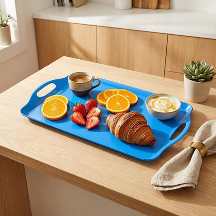 Calypso Basics by Reston Lloyd Melamine Rectangular Tray, Azure