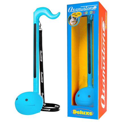 Instrumento musical electrónico Otamatone Deluxe para adultos, sintetizador portátil, música eléctrica digital de Japón por Cube/Maywa Denki, regalos geniales, azul [manual en inglés]