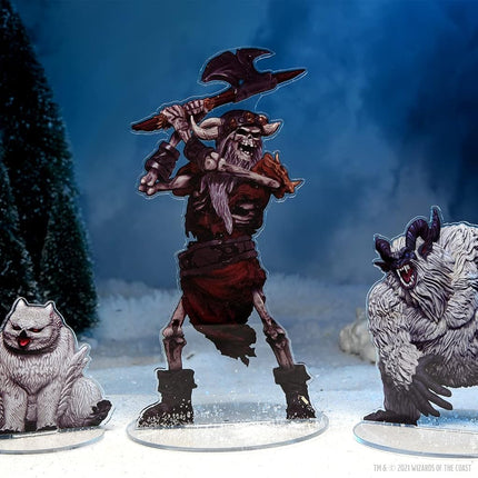 D&D Idols of The Realms Miniatures: Icewind Dale: Rime of The Frostmaiden: 2D Set 1 (Frost Giant Skeleton)