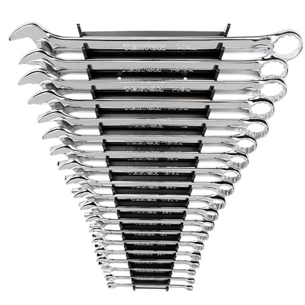 TEKTON Combination Wrench Set, 19-Piece (1/4-1-1/4 in.) - Rack | WCB91102