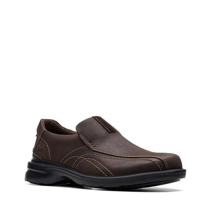 Clarks Gessler Step Mens Loafer, Dark Brown, 47 EU Wide