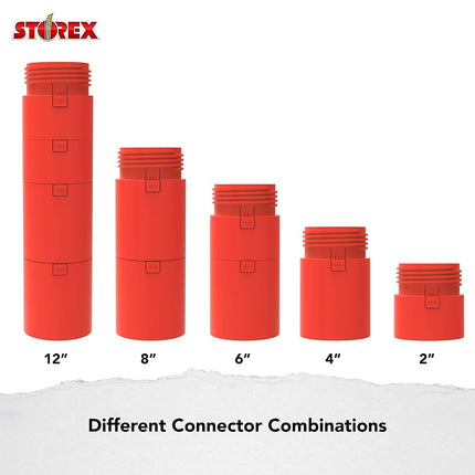 Storex Active Tilt Stool – Ergonomic Seating for Flexible Office Space and Standing Desks, Adjustable 12-24 Inch Height, Red (00324A01C)