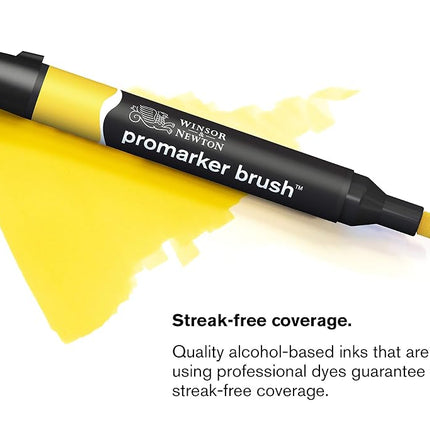Winsor & Newton BrushMarker - Bright Orange Single,0204051