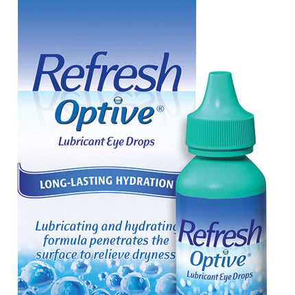 Refresh Optive Lubricant Eye Drops, 0.5 fl oz (15m