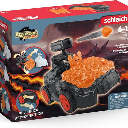Schleich Eldrador - 17Pc Lava Crashmobile With Mini Creature | 42668