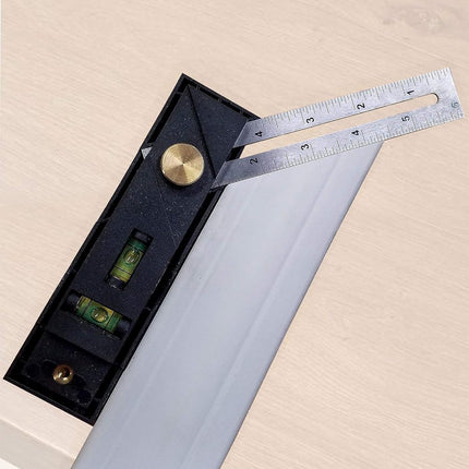 Milescraft 8406 Exactor - 9-in-1 Multi-Purpose, Measuring and Marking Tool for Woodworking and More
