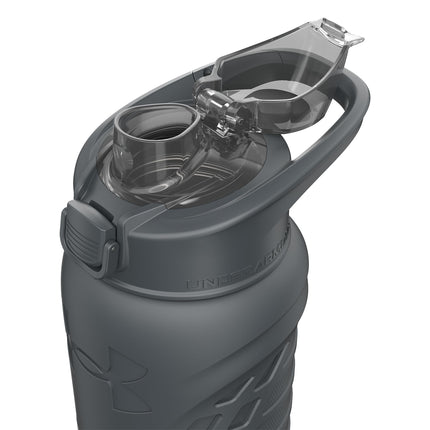 Botella de agua Under Armour de acero inoxidable de 700 ml, aislada, gancho de mosquetón de fácil transporte, a prueba de fugas, para niños y adultos, todos los deportes, gimnasio