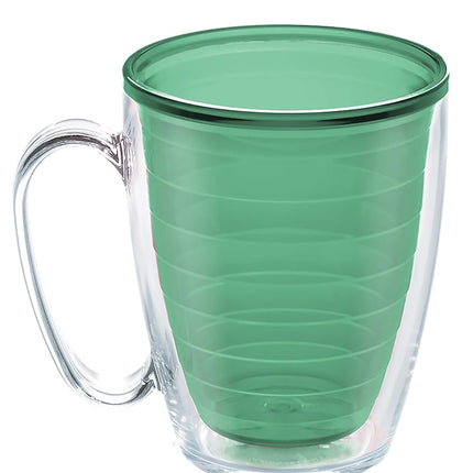Tervis Clear & Colorful Tabletop - Bayou View Collection Made in USA Double Walled Insulated Tumbler Travel Cup Keeps Drinks Cold & Hot, 16oz Mug - 4pk, Assorted Pastels