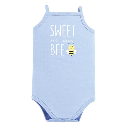 Hudson Baby Bodysuits sans manches en coton unisexe pour bébé, Bee Kind, 0-3 Mois