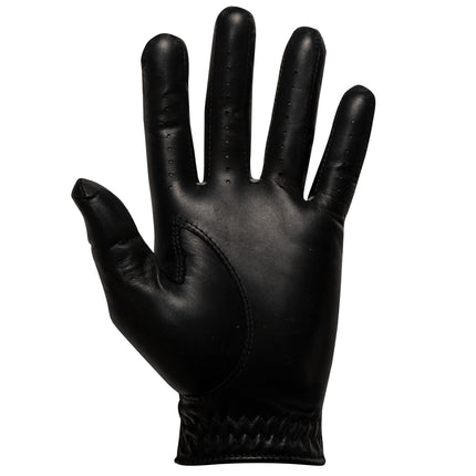 Footjoy Men's StaSof Golf Glove, Black, Medium, Worn on Left Hand