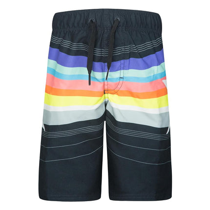 Short de bain Hurley pour garçon, à enfiler, Multicolore/Noir, 2T
