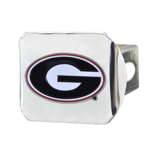 FanMats 22685: Georgia Bulldogs Hitch Cover - 3D Color Emblem