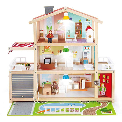 Sustainable Wood Toy, Hape Doll Family Mansion Pla