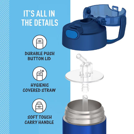 Thermos 12-Ounce Funtainer Bottle, Blue