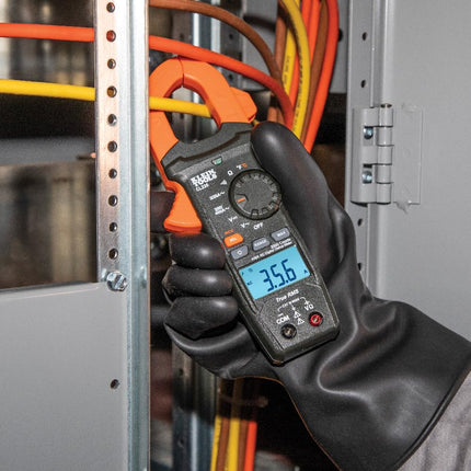 Digital Clamp Meter, AC Auto-Ranging 400 Amp with Temperature and Non-Contact Voltage Detector, Klein Tools CL220