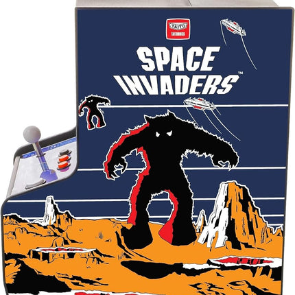 My Arcade Space Invaders Mini Arcade Machine - Micro Player Table Top Arcade Machine, Portable Handheld Game, Retro Gaming Console, Mini Retro Games Machines for Kids & Adults