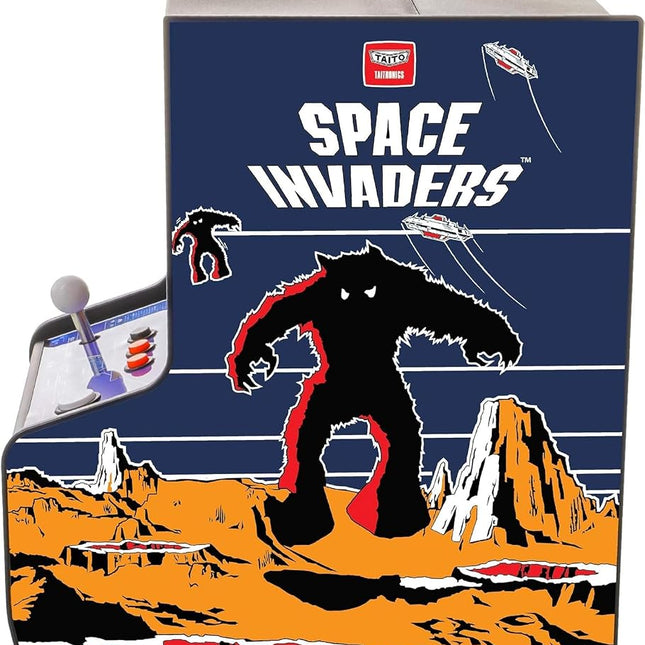 My Arcade Space Invaders Mini Arcade Machine - Micro Player Table Top Arcade Machine, Portable Handheld Game, Retro Gaming Console, Mini Retro Games Machines for Kids & Adults