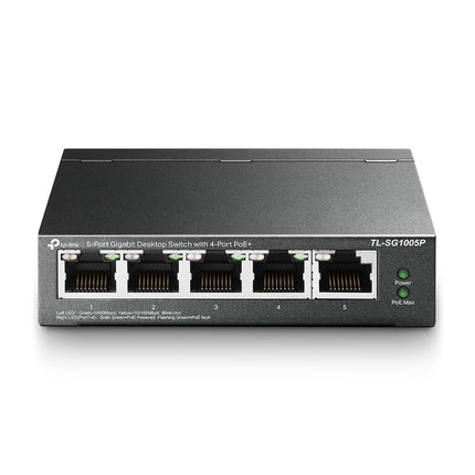 TP-Link TL-SG1005P, 5 Port Gigabit PoE Switch, 4 P