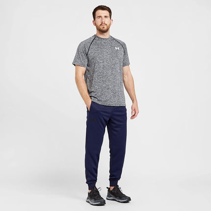 Under Armour Men's Armourfleece Jogger Pants, (410) Midnight Navy / / Black, XXL Tall