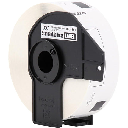 Étiquettes d'adresse standard prédécoupées Brother Genuine DK1201 pour imprimantes QL, (DK1201)