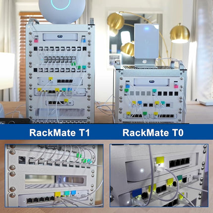 GeeekPi 4U Server Cabinet, 10 inch Server Rack for Network, Audio, and Video Equipment, DeskPi RackMate T0 Rackmount Case