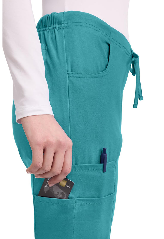 Dickies para mujer, estilo clásico, azul verdoso, talla X-S pequeña