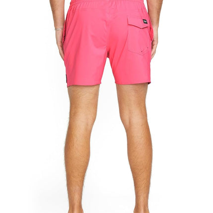 Volcom Men's Lido Solid 16" Swim Surf Trunk, Neon Pink, Medium