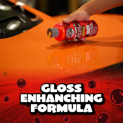 Chemical Guys CWS_101 Maxi-Suds II Super Suds Car Wash Soap and Shampoo, Cherry Scent (1 Gal)