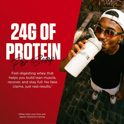 Levels Grass Fed Whey Protein Powder, No Artificials, 24G of Protein, Strawberry, 12 Count