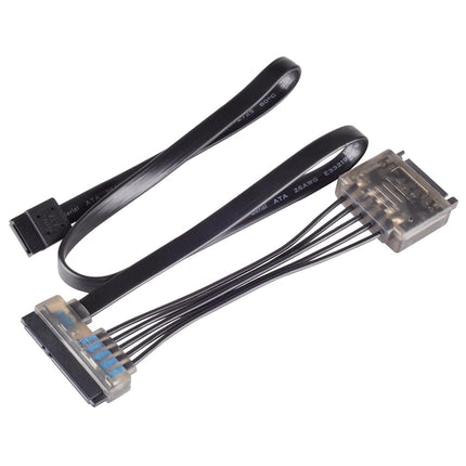 SilverStone Technology Silverstone Power + SATA Data Connector to Combined SATA 22 Pin Power & Data Sata Connector CP13 Components Other