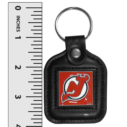 NHL Siskiyou Sports Fan Shop Philadelphia Flyers Square Leather Key Chain One Size Black
