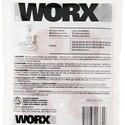 Home-APP WORX WA0010 Replacement 10-Foot Grass Trimmer/Edger Spool Line 6-Pack for WG150, WG151, WG152, WG155, WG165, WG166, WG160, WG167, WG175 Garden, Lawn, Supply, Maintenance