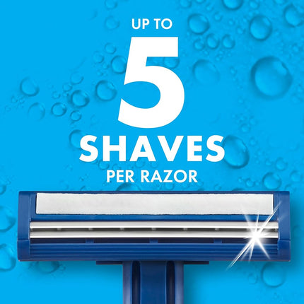 Gillette Sensor2 Disposable Razors for Men, Water Activated Lubrastrip to Help Avoid Skin Irritation, 18 count