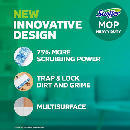 Heavy Duty Pet Wet Mopping Cloths with Odor Defense, 20 Count
