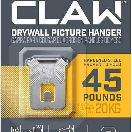 3M Claw Strong Durable Drywall Picture Hanger (45 