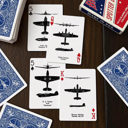 Spotter Cards, Authentic Reissue, WW II Bicycle Brand, Blue MIS-0103B