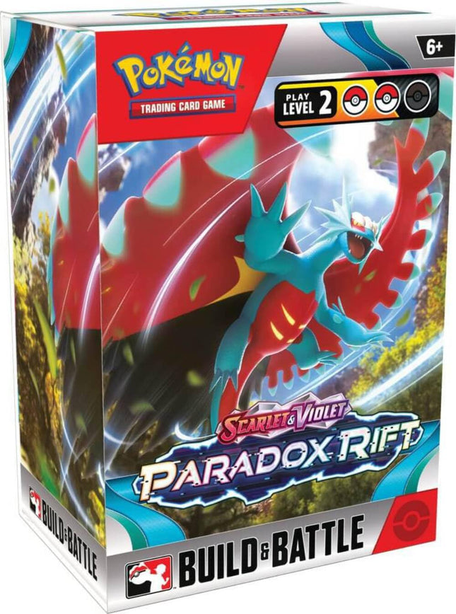 Pokémon: Escarlata y Púrpura 4: Caja de Construcción y Combate de Paradox Rift