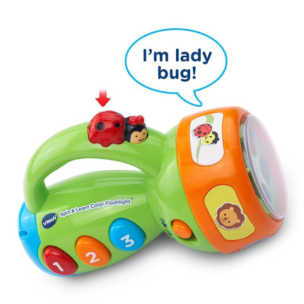 VTech Spin & Learn Color Flashlight - Green (English Version)
