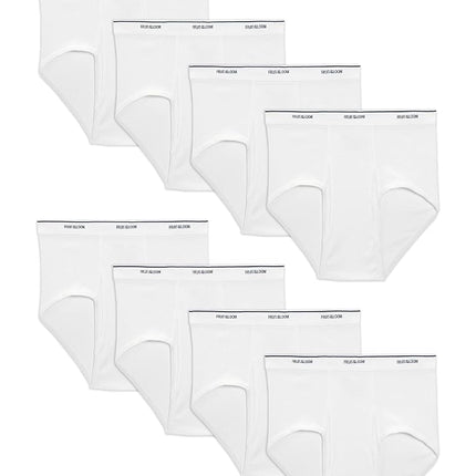 Fruit of the Loom Calzoncillos Básicos Blancos Multipack para Hombre, Blanco (Paquete de 8), XXXG