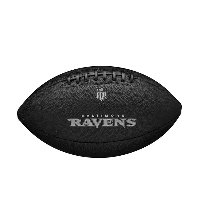 WILSON NFL Team Metallic Premiere Football - Official Size, Baltimore Ravens