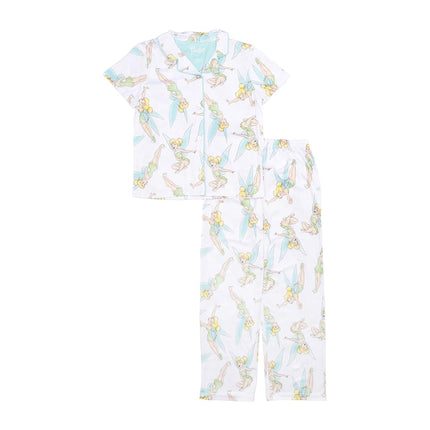 Disney Girls 2 Piece Loose Fit Button Down Soft Cu