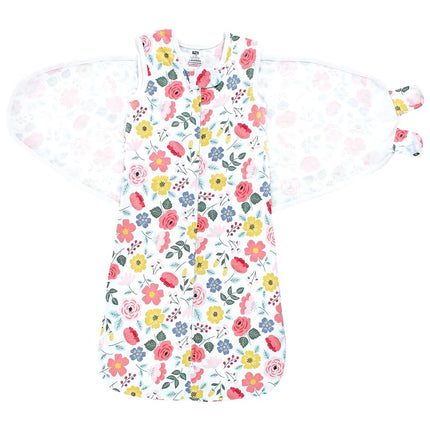 Saco de dormir convertible Hudson Baby unisex para bebé, diseño botánico moderno, 0-3 meses