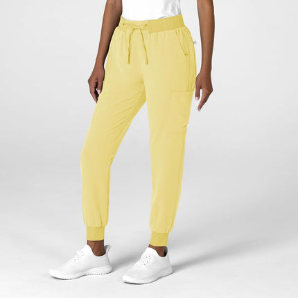 WonderWink Women's Jogger Utility Scrub Pant, Sunshine Yellow, X-Small