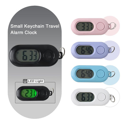 Small Glass Desktop Whiteboard with Clock, Mini Pure Glass Dry-Erase Black