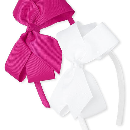 The Children's Place Accesorios de Moda para el Pelo para Niñas Paquete de 2, Rosa Aurora, Talla Única, Rosa Aurora, 1 Unidad (Paquete de 2)